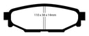 EBC 08-10 Subaru Impreza 2.5 Bluestuff Rear Brake Pads