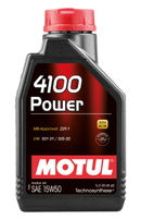 Motul 1L Engine Oil 4100 POWER 15W50 - VW 505 00 501 01 - MB 229.1