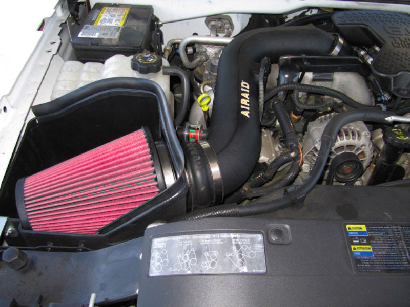 Airaid 04-05 GM 2500/3500 Pickup / 6.6L DSL MXP Intake System w/ Tube (Oiled / Red Media)