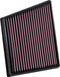 K&N 2015 Jaguar F-Pace V6-3.0L F/I Left Side Replacement Drop In Air Filter