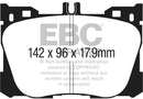 EBC 2017+ Mercedes-Benz E300 (W213) 2.0L Turbo Yellowstuff Front Brake Pads