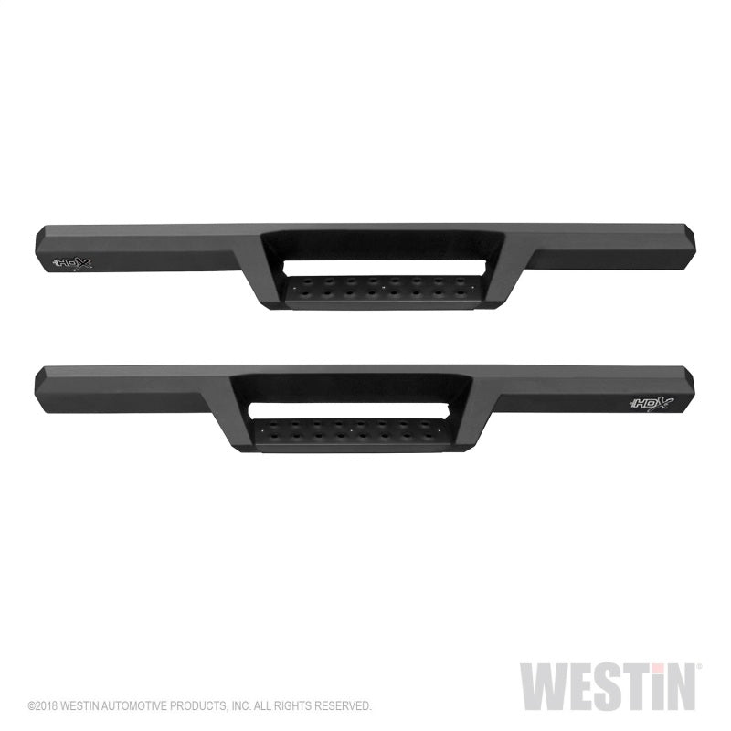 Westin 18-20 Jeep Wrangler JL 2DR HDX Drop Nerf Step Bars - Textured Black