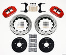 Wilwood Narrow Superlite 6R Front Hat Kit 14.00in Drill Red 1994-2004 Mustang