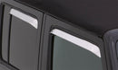 AVS 84-96 Jeep Cherokee (4 Door) Ventshade Front & Rear Window Deflectors 4pc - Stainless