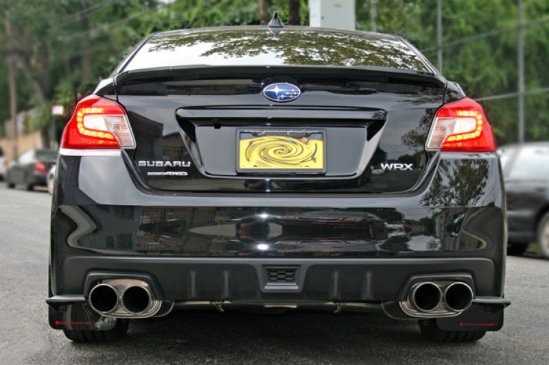 Rally Armor 15-21 Subaru WRX/STI (Sedan ONLY) Black UR Mud Flap w/ Blue Logo