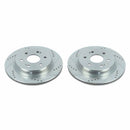 Power Stop 19-20 Chevrolet Silverado 1500 Rear Evolution Drilled & Slotted Rotors - Pair