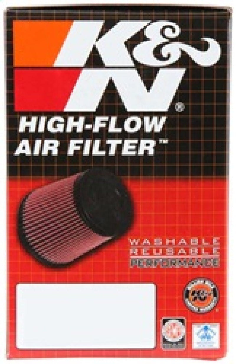 K&N Universal Chrome Filter 2 1/8in FLG / 4in x 3in Bottom / 2in Top / 2 3/4in Height (2 Per Box)