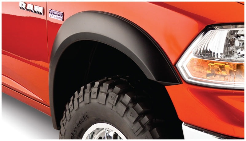 Bushwacker 10-18 Ram 1500 Fleetside Extend-A-Fender Style Flares 4pc 67.4/76.3/96.3in Bed - Black