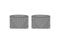 WeatherTech 93 Mercedes-Benz 300CE Rear Rubber Mats - Grey