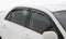 AVS 15-18 Chrysler 200 Ventvisor In-Channel Front & Rear Window Deflectors 4pc - Smoke