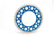 Renthal 99-05 Yam YZ125/G-250F/ YZ400-450/ 88-89 Honda XR 250R Rear Twinring - Blue 520-48P Teeth