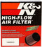 K&N Round Tapered Universal Air Filter 4in Flange ID x 5.375 Base OD x 4in Top OD x 6.5in H