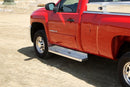 Deezee 99-2010 Ford SuperDuty Running Board Cab Section Brite-Tread Aluminum