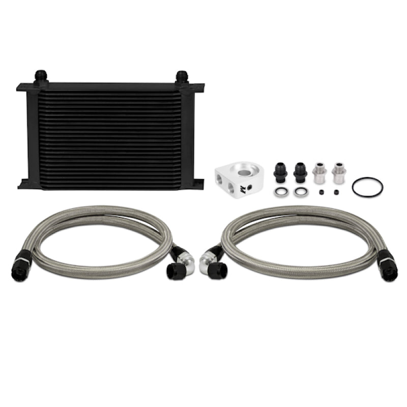 Mishimoto Universal 10 Row Oil Cooler Kit (Metal Braided Lines)