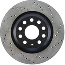 StopTech 09-13 VW CC 3.6L VR6 / 08-09 & 12 Golf R/Golf R32 Drilled Left Rear Rotor