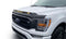 AVS 21-22 Ford F-150 (Excl. Tremor/Raptor) Aeroskin Low Profile Hood Shield w/ Lights - Black