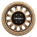 Method MR304 Double Standard 17x8.5 0mm Offset 8x170 130.81mm CB Method Bronze Wheel