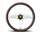 Momo Super Grand Prix Steering Wheel 350 mm - Mahogany Wood/Pol Spokes