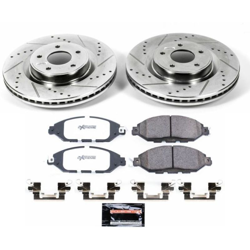 Power Stop 2013 Infiniti JX35 Front Z36 Truck & Tow Brake Kit