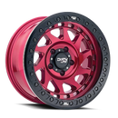 Dirty Life 9313 Enigma Race 17x9 / 5x127 BP / -38mm Offset / 78.1mm Hub Crimson Candy Red Wheel