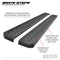 Westin Grate Steps Running Boards 68 in - Textured Black