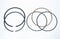 Mahle Rings GMC Pass 121 2.0L Eng 87-89 134 2.2L Eng 90-94 Plain Ring Set