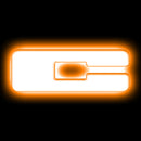 ORACLE Lighting Universal Illuminated LED Letter Badges - Matte White Surface Finish - C