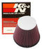 K&N Round Tapered Universal Air Filter 6in Flange ID x 7.5in Base OD x 4.5in Top OD x 6in H