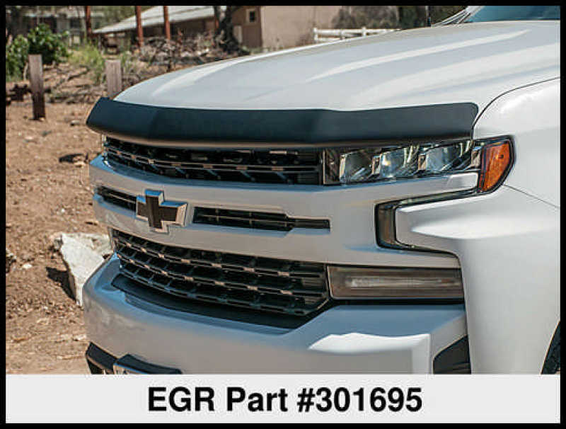 EGR 2019 Chevy 1500 Super Guard Hood Guard - Matte