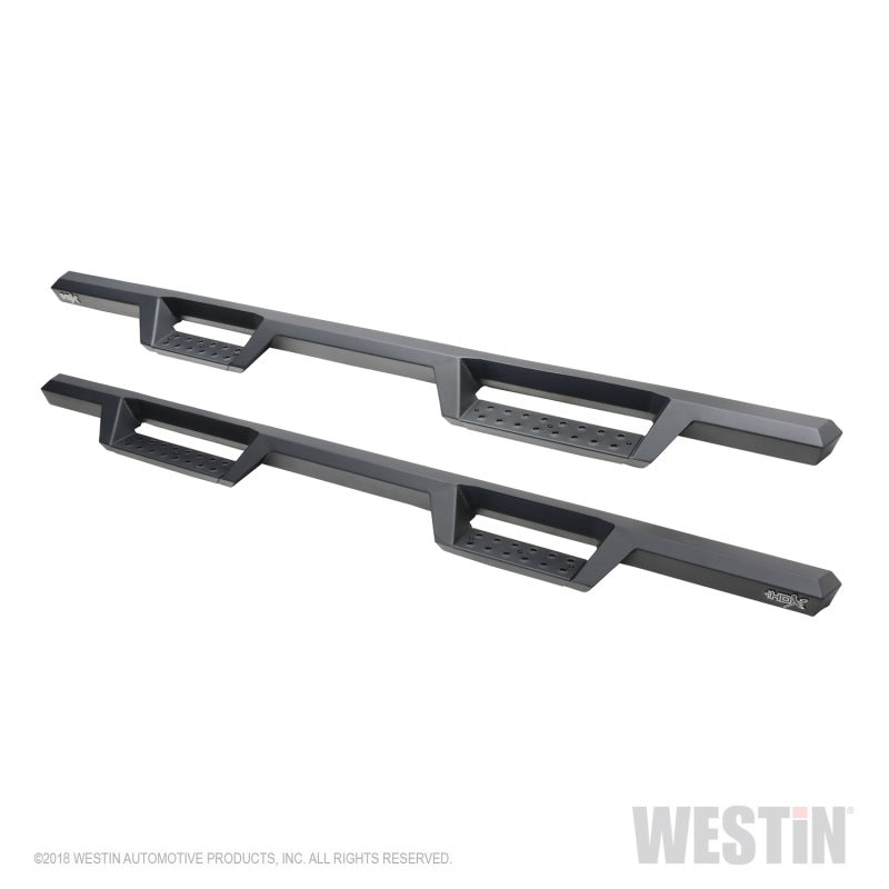 Westin 2019 Chevrolet Silverado / GMC Sierra 1500 Crew Cab Drop Nerf Step Bars - Textured Black