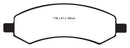 EBC 06-09 Chrysler Aspen 4.7 Greenstuff Front Brake Pads