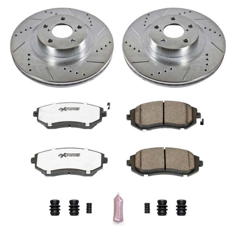 Power Stop 04-06 Subaru Baja Front Z26 Street Warrior Brake Kit