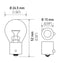 Hella Bulb 9507 24V 21W BAU15s S8 AMBER