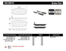 StopTech Performance 01-05 Miata w/ Sport Suspension Rear Brake Pads D891