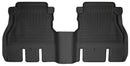 Husky Liners 19-24 Jeep Wrangler JLU WeatherBeater Second Row Black Floor Liners