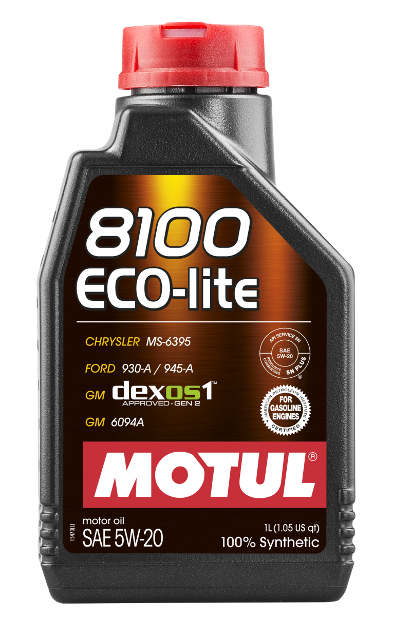 Motul 1L Synthetic Engine Oil 8100 5W20 ECO-LITE