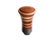 Momo Trofeo Heritage Shift Knob - Tall Wood, Layered Mahogany and Beechwood, Leather Insert Top