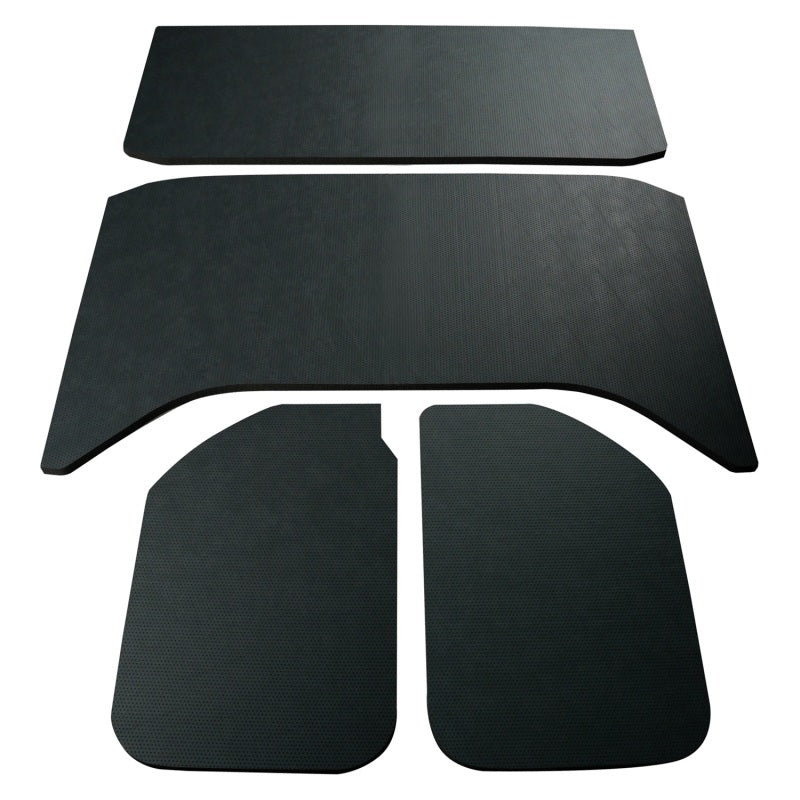 DEI 11-18 Jeep Wrangler JK 4-Door Boom Mat Headliner - 4 Piece - Black Leather Look