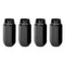 McGard Hex Lug Nut (Cone Seat) M14X1.5 / 22mm Hex / 1.945in. Length (4-Pack) - Black