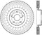 StopTech 11-14 Lexus GS300/350/400/430 (Will Not Fit F Sport) Slotted Sport Front Right Brake Rotor