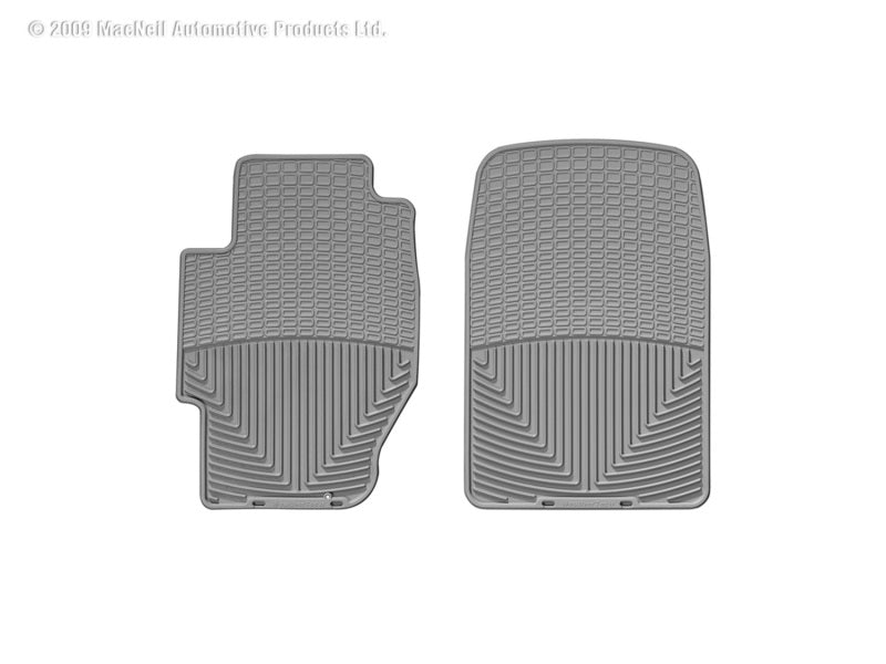 WeatherTech 03 Honda Civic Hybrid Front Rubber Mats - Grey