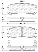 StopTech Performance 4/89-99 Mitsubishi Eclipse GST Rear Brake Pads