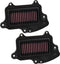 K&N 16-17 Suzuki Boulevard M90 1462CC Replacement Drop In Air Filter (Set of 2)