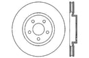 StopTech 05-09 Chrysler 300 (5.7L V8 exc SRT-8) Front Left Slotted & Drilled Rotor