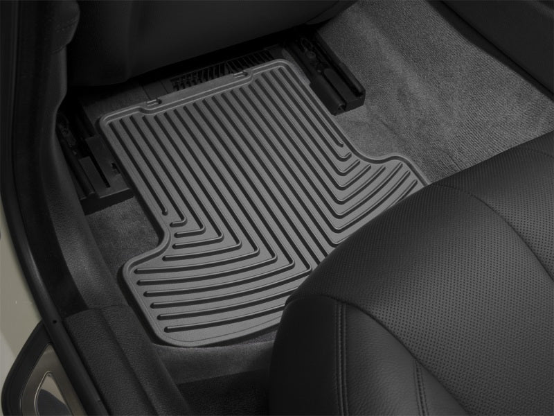 WeatherTech 2015+ Ford F-150 SuperCrew Rear Rubber Mats - Black