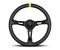 Momo MOD08 Steering Wheel 350 mm -  Black Leather/Black Spokes/1 Stripe