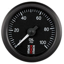 Autometer Stack 52mm 0-100 PSI 1/8in NPTF (M) Mechanical Oil Pressure Gauge - Black