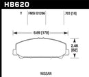 Hawk 07-10 Infiniti Q-56/Nissan Armada / 08-10 Nissan Titan LTS Street Front Brake Pads
