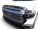 AVS 2014-2019 Toyota Tundra Aeroskin Low Profile Hood Shield w/ Lights - Black