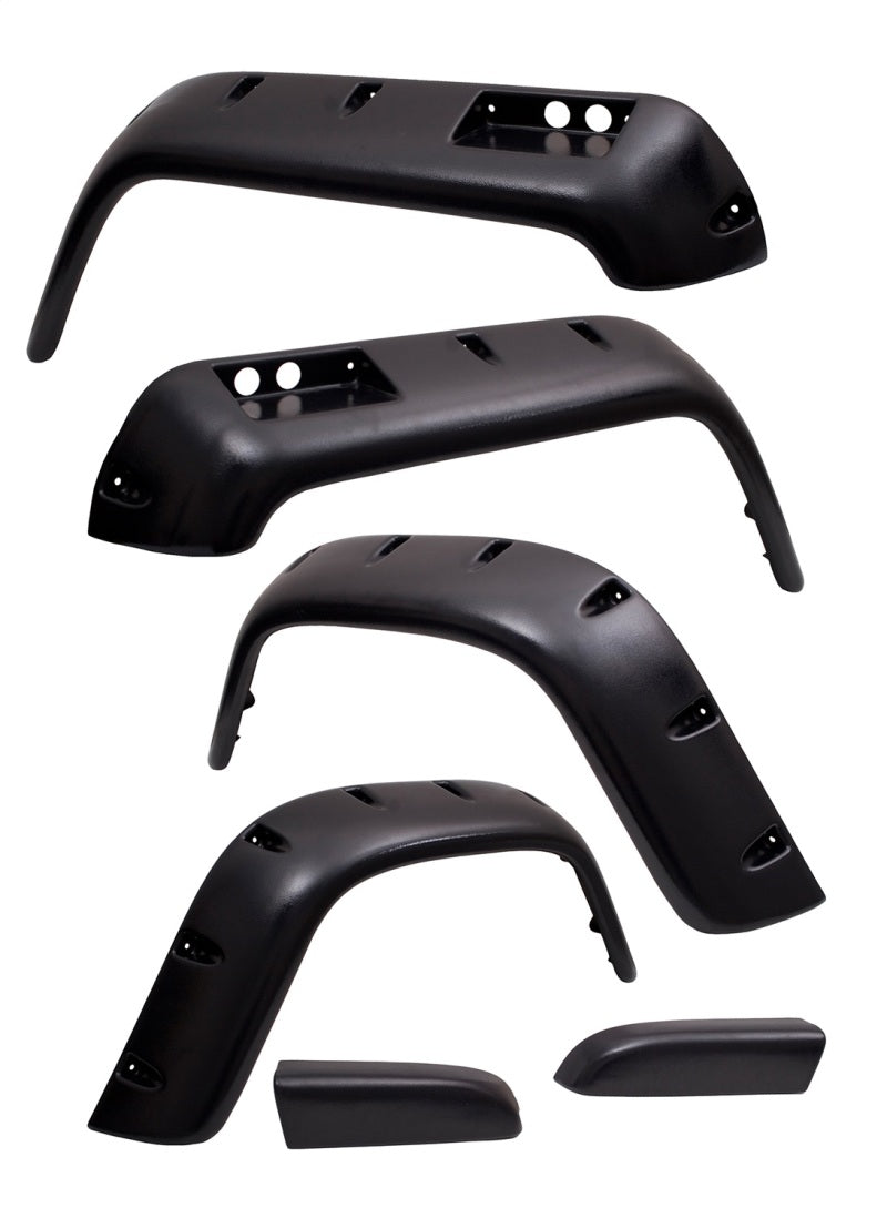 Rugged Ridge 6-Pc Fender Flare Kt 4.75-In 87-95 Jeep Wrangler YJ